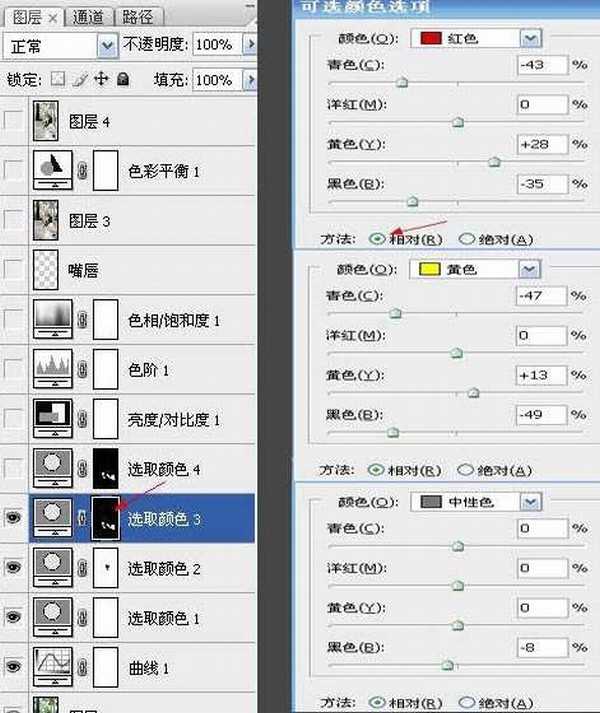 Photoshop 外景人物照片柔和的中性色