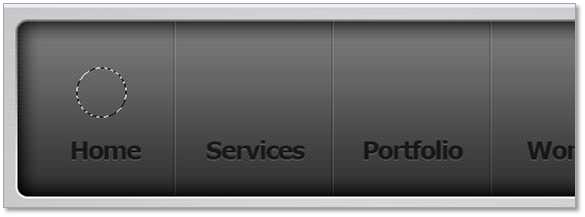 Photoshop 绘制碳纤维风格的网页导航按钮