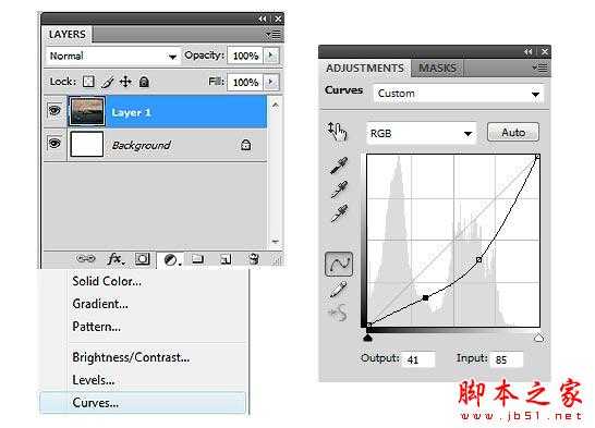 Photoshop将悉尼歌剧院图片调制出霞光效果