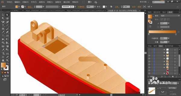 ai怎么绘制立体的帆船? ai帆船矢量图的绘制方法