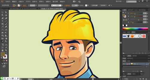 ai怎么设计维修工形象 ai卡通维修工形象的画法