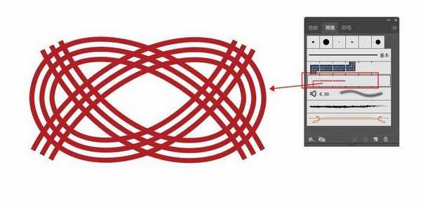 ai怎么手绘矢量绳结图形? ai画绳结logo的技巧